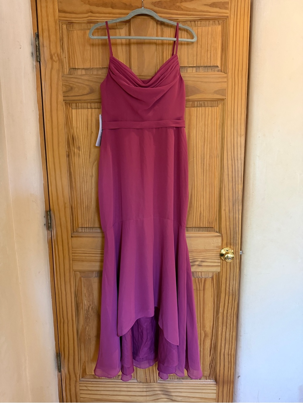 NWT Azazie Mulberry Chiffon